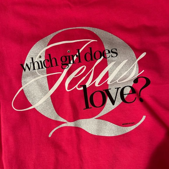 Women of Faith Pink Spiritual Tee Shirt Sz M NWOT - Picture 4 of 6